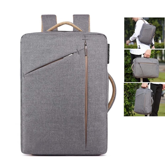 • Gray Backpack Antitheft • - Picture 5 of 8